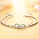 Infinity Bracelets And Anklet Bracelets For Women Adjustable Length Gift For Mother's Day